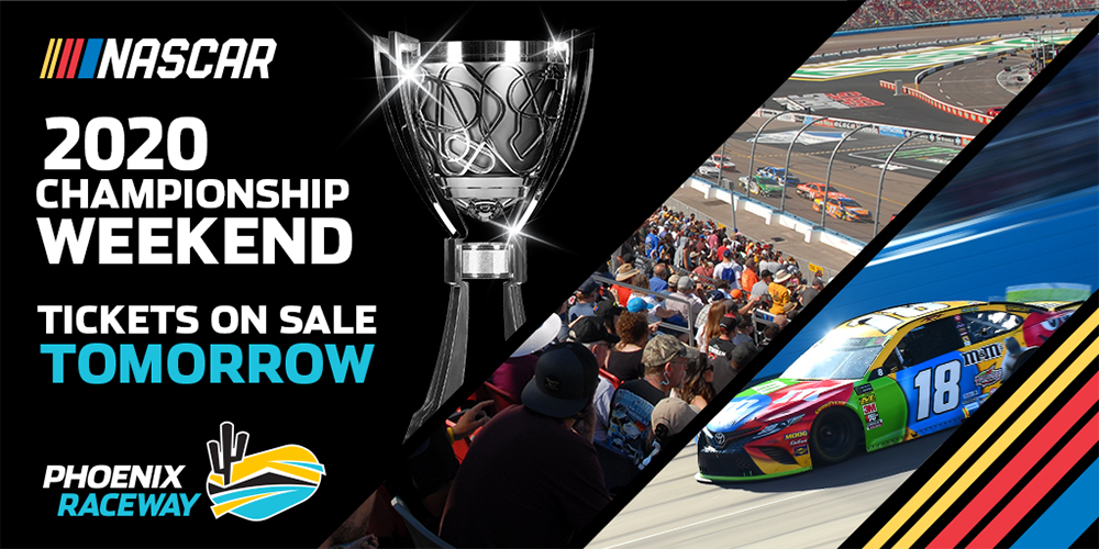 Visit TICKETS FOR NASCAR CHAMPIONSHIP WEEKEND AT PHOENIX RACEWAY ON SALE TOMORROW page