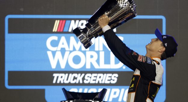 Visit Zane Smith gets breakthrough NASCAR Camping World Truck Series title in wild overtime shootout page