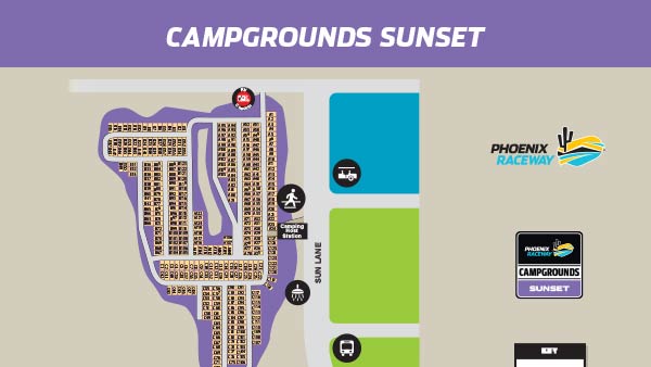 Phoenix Raceway Campground SUNSET | PHOENIX RACEWAY CAMPING