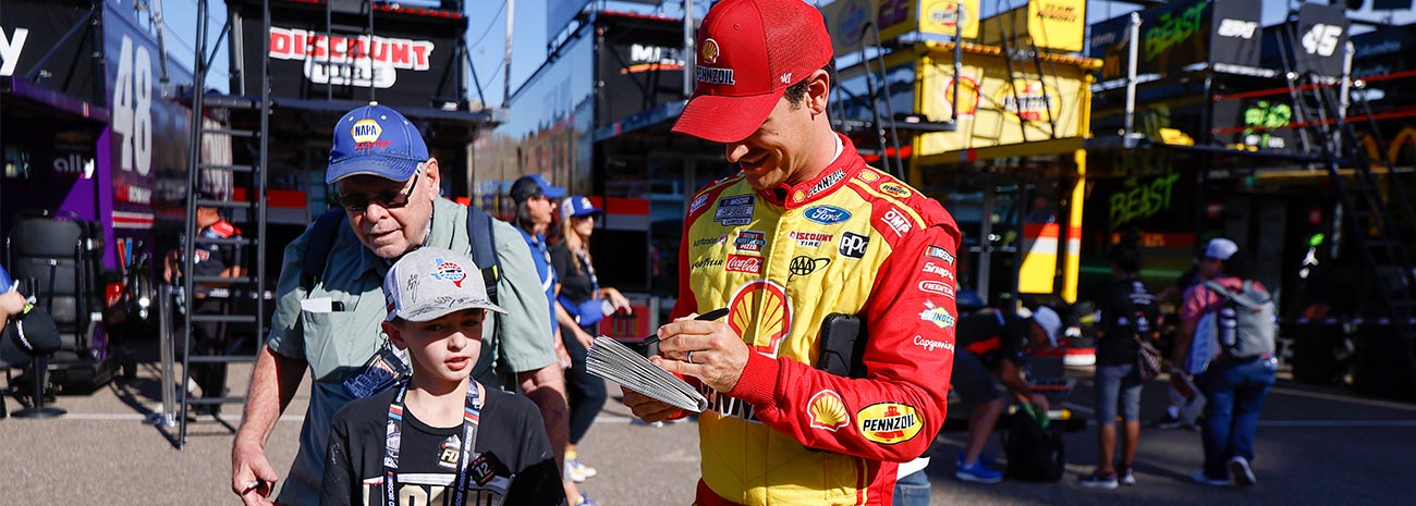 Kids VIP Experience presented at Phoenix Raceway