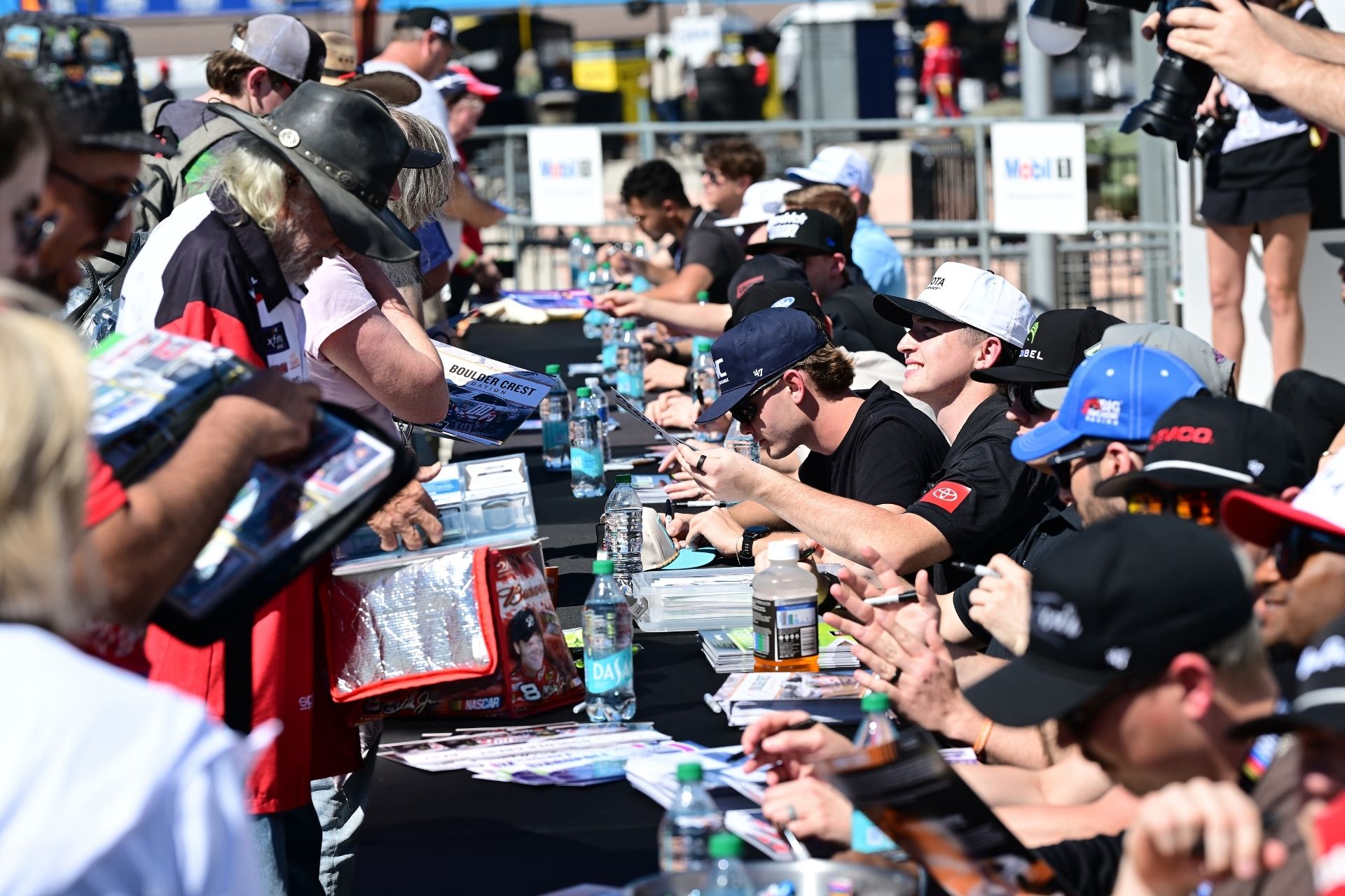 Event setup and camper grounds at Phoenix Raceway